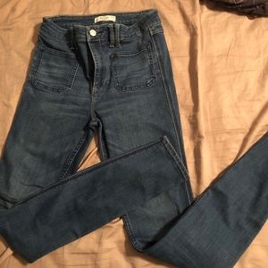High Rise Super Skinny Abercrombie Jeans